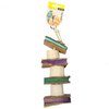 Avi One Bird Toy Wooden Blocks And Corrugated Board With Loofa 35cm (22446)