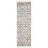 The Rug Connection Moroccan 666 Off White 300x80cm - Medium Runner Shag Indoor Rug