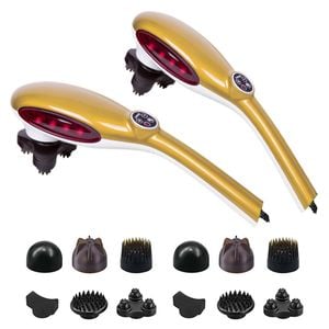 SOGA 2X 6-Head Handheld Massager Yellow