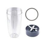 Nutribullet Extractor Blade + Colossal Tall Cup And Grey Seal   Blender Spare Parts