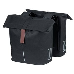 Basil City Double Bag Black 28-32l Black