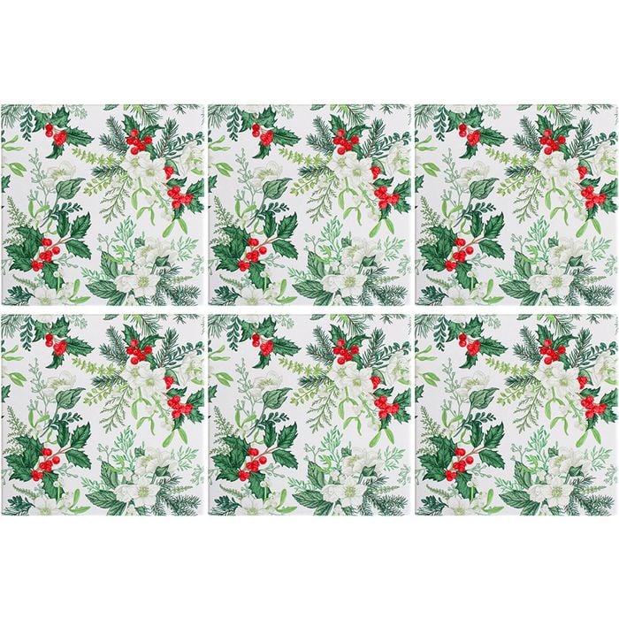 6x 4pc LVD Trivet Vintage Green Decorative Tableware/Serveware Home Kitchen