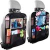 Car Back Seat Organiser Kids Tablet Holder Kick Mats Cover Storage Pockets