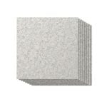 4Pcs 1200*600*12mm Soundproof Panels Acoustic Panel Sound Absorbing Wall Ceiling Board - Silver Grey