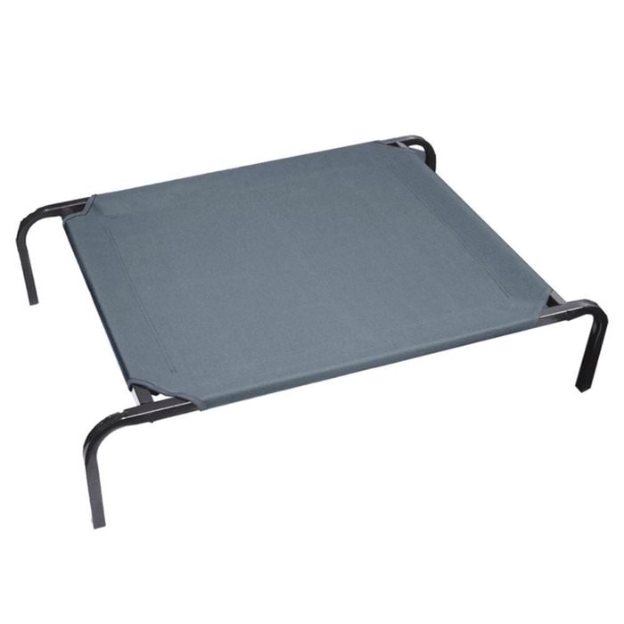 Paws & Claws 110cm Elevated Heavy Duty Raised Pet Dog Bed Hammock X-large Grey