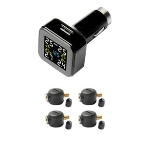 Car Tpms  With Low-pressure Flow-thru 4x Sensors