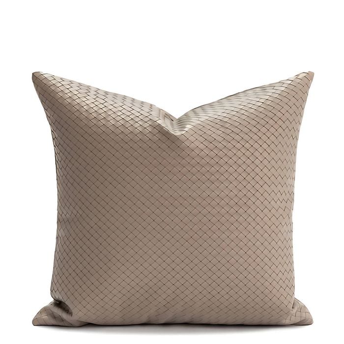 Anyhouz Pillowcase Khaki Woven Decorative Cushion Cover