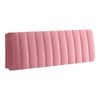 Anycozy Pink Headboard Cover 150x70cm – Plush Quilted Velvet Bed Back Dust Protector