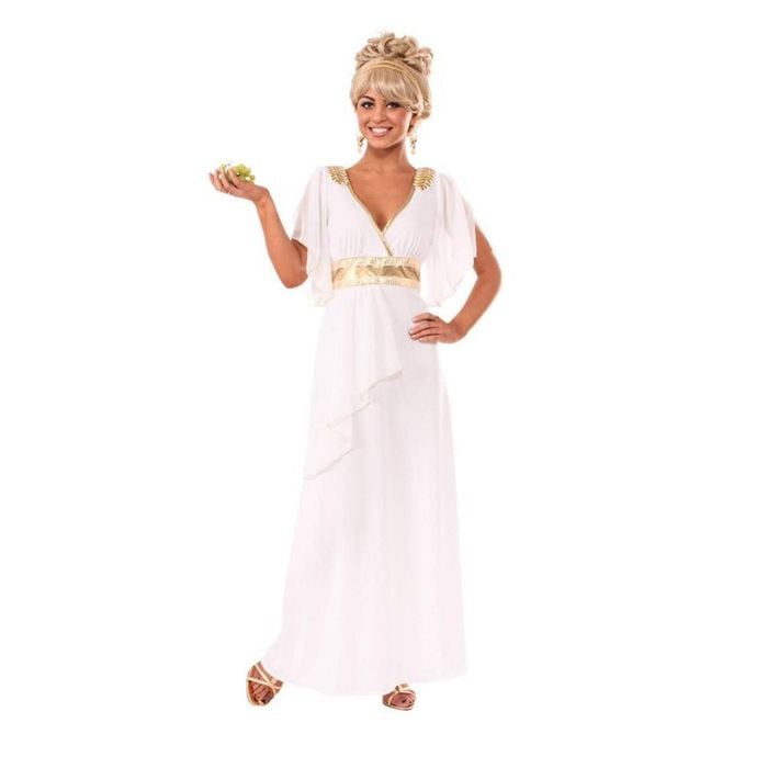 Roman Beauty Adult Halloween Costume for Women Historical Princess Dress Up, Standard
