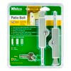 Whitco Silver CYL4 Patio Bolt - 2 Pack