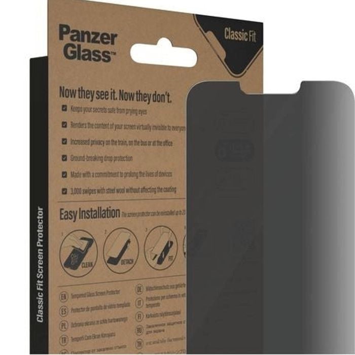 PanzerGlass Side-View Privacy Screen Protector For IPhone 15