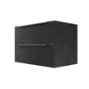 Stein 900 x 450 x 500mm Black Select Wall Hung Black Integrated Handle Vanity - Cabinet Only