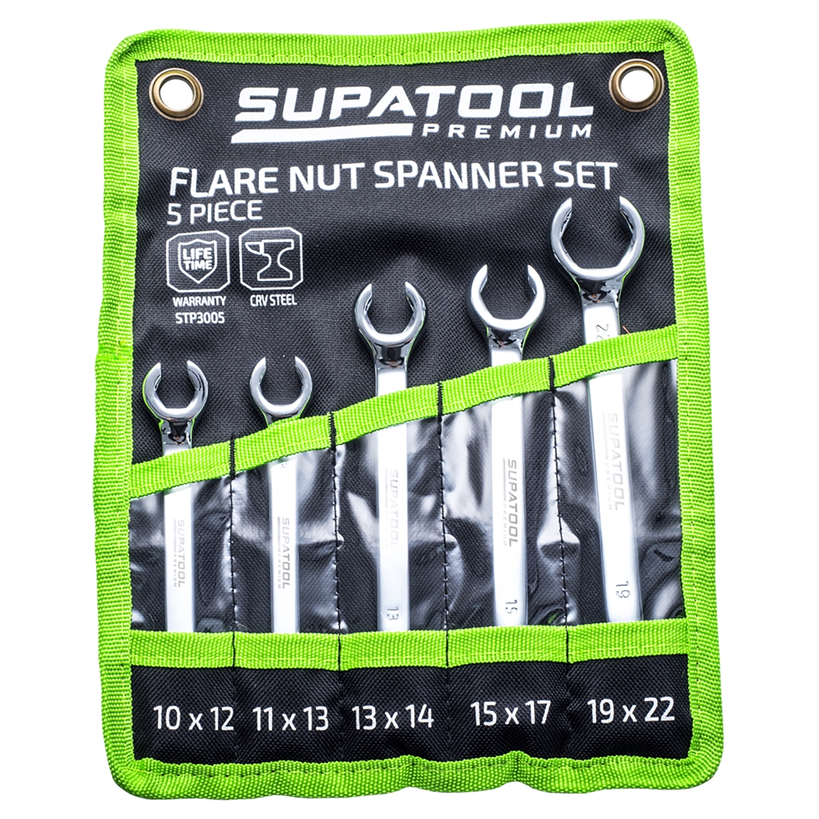 Supatool Premium 5 Piece Flare Nut Spanner Set product image