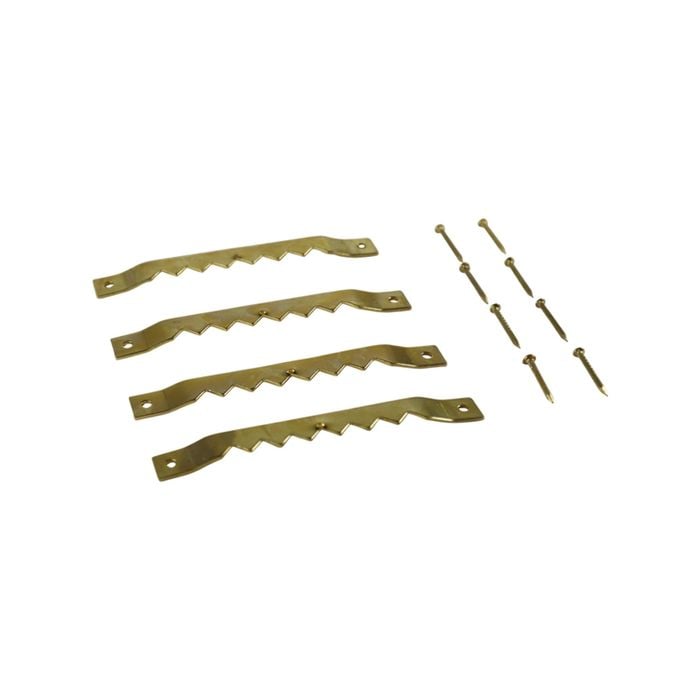 Everhang Brass Plated Picture Hanging Frame Claw - 4 Pack