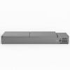 Fed-x Salad Bench With Stainless Steel Lids  - Countertop Prep Fridges (xvrx1800/380s)