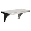 Metlam Australia 300mm x 127mm Satin Stainless Steel Utility Shelf
