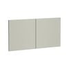 Kaboodle 1000mm Pistachio Modern Fridge Cabinet Doors - 2 Pack