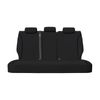 For Mazda BT-50 B19 B22 B30 TF XS XT Dual Cab 2020-On TRADIES Rear Black Canvas Car Seat Covers