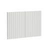 Kaboodle 900mm Sesame Salt V-Groove Rangehood Doors - 2 Pack