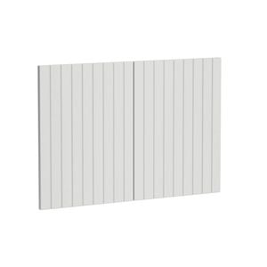 Kaboodle 900mm Sesame Salt V-Groove Rangehood Doors - 2 Pack