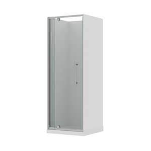 Stein 750 x 2000mm Chrome Georgia 3S Square Flat Wall Package