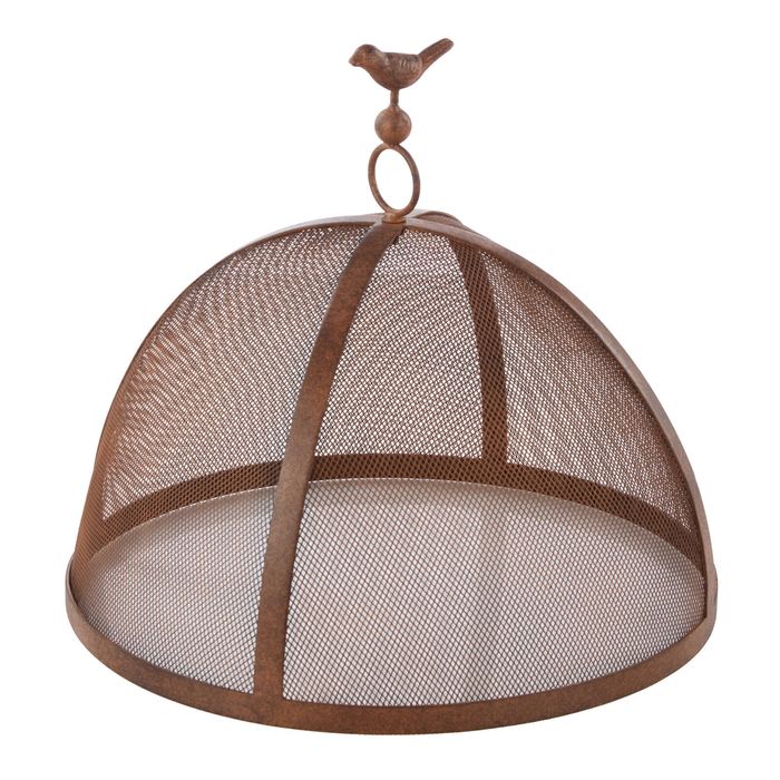 Society Home Tanner Iron Food Cover Bronze 34x34x30cm