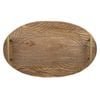 Coast To Coast Home 55cm Naya Wood Oval Tray Natural