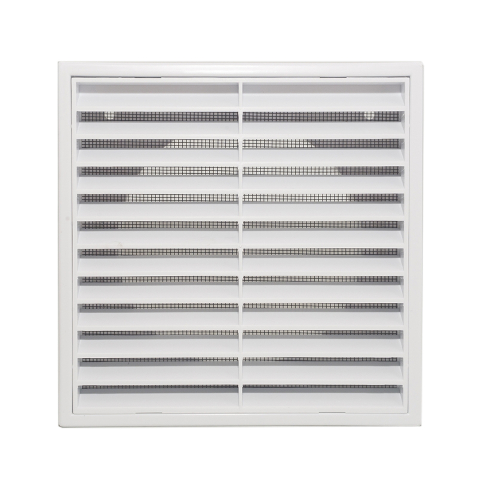 Builders Edge 125mm White Grill Vent with Insect Screen