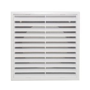 Builders Edge 125mm White Grill Vent with Insect Screen