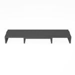 Advwin Dual Monitor Stand Riser Adjustable Length and Angle with 2 Slot Black