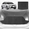 6D Diamond Car Boot Mat for Ford Focus LS, LW,LW MKII, LZ2011-2018-Hatch-Cargo Mat-Black-Outback GT