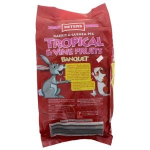 Peters Rabbit & Guinea Pig Tropical & Vine Fruits Banquet Feed 20kg