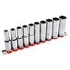 Trojan 10PC 1/2 Deep Socket Rail Set