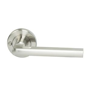 Miles Nelson Satin Nickel Parma Round Privacy Set