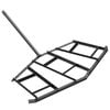 VEVOR Driveway Drag Q235 Steel with Adjustable Bars Support up to 50 lbs for Garden Using