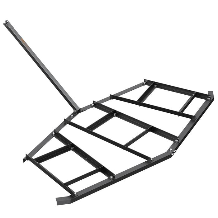 VEVOR Driveway Drag Q235 Steel with Adjustable Bars Support up to 50 lbs for Garden Using