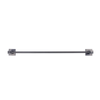 Barelli Piazza Single Towel Bar 60cm Gun Metal Grey