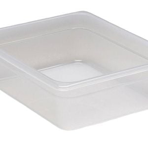 Cambro Polypropylene Gastronorm Pan Translucent Gn 1/2 100mm 5.9l Commercial Food Storage