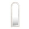 Oikiture 160x60cm Full Length Mirror Boucle Frame Arched Floor Mirrors