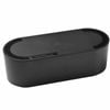 D-Line Large Black Cable Tidy Unit – Cable Management Box