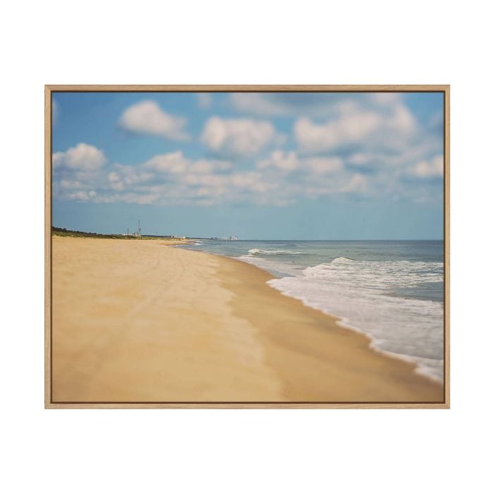 Artey | Virginia Beach - Framed Canvas - Natural Frame - 100 x 125cm