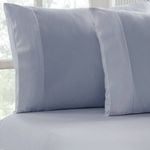 Park Avenue King Cotton Flannelette Fitted & Pillowcase Set - Sky
