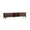 Clay Entertainment Unit TV Cabinet TV Stand 180cm 2 doors Walnut