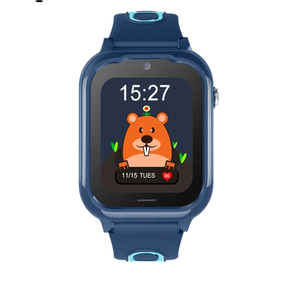 Kids 4g Smart Watch Gps Tracker Phone Watch With Video Call, Wifi, Sos, Voice Chat & Safety Monitoring Blue