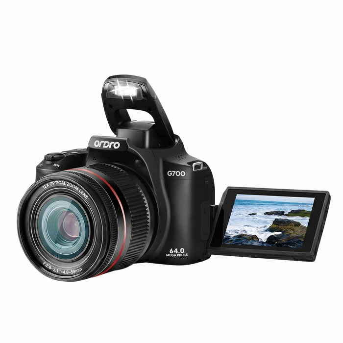 Ordro G700 4k 12x Optical Zoom Dslr Digital Camera
