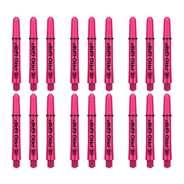 18pc Target Pro Grip Nylon Shaft Replacement Dart Accessory Intermediate Pink