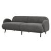 Levede Cloud Sofa 3-Seater Sherpa Fleece Grey