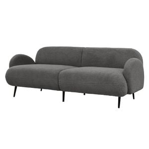 Levede Cloud Sofa 3-Seater Sherpa Fleece Grey