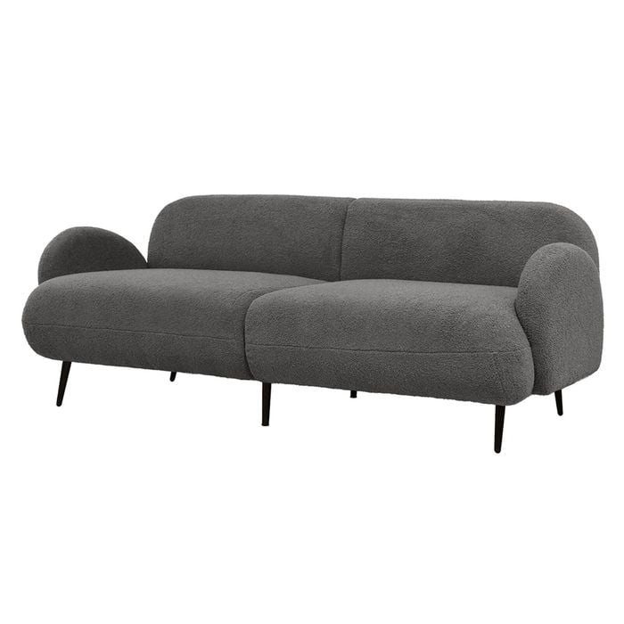 Levede Cloud Sofa 3-Seater Sherpa Fleece Grey