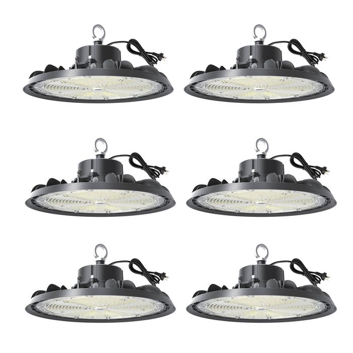 Advwin LED High Bay Light 200W IP66 3000K-6500K, 6 Pack